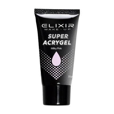 Elixir Super Acry-Gel 30gr - Υβριδικό Τζελ Χτισίματος Νυχιών #908C Milky Pink