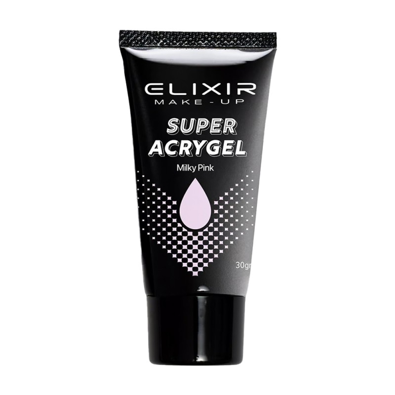 Elixir Super Acry-Gel 30gr - Υβριδικό Τζελ Χτισίματος Νυχιών #908C Milky Pink