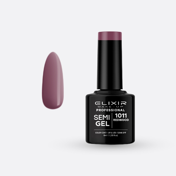 Elixir Semi Gel Ημιμόνιμο Βερνίκι 8ml – #1011 (REDWOOD)