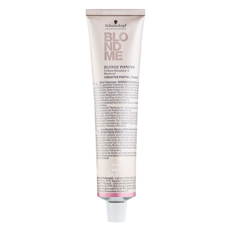 Schwarzkopf BlondMe Blonde Toning (ΡΕΦΛΕ) 60ml #Steel Blue (Παστέλ Ατσάλι)