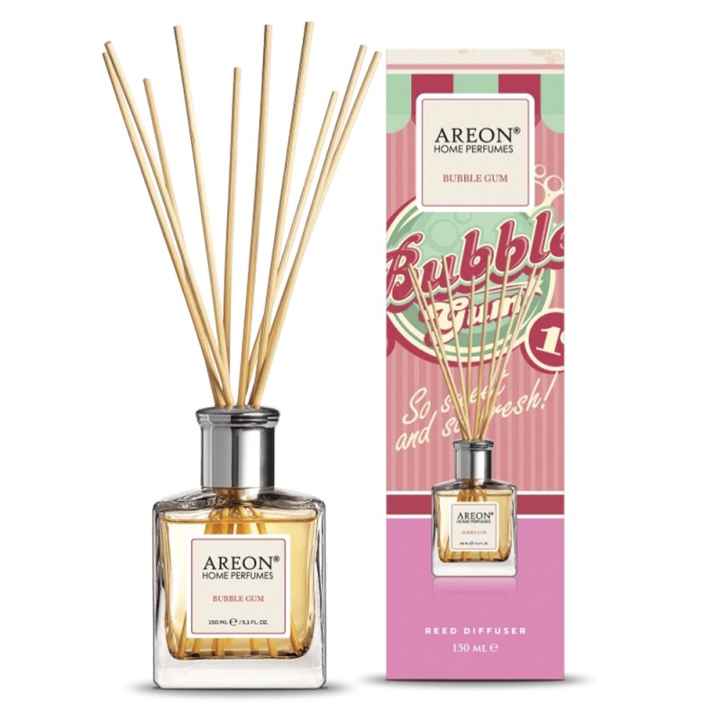 AREON Home Perfume Άρωματικό Χώρου Με Στικς 150ml #Bubble Gum