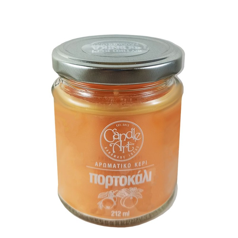 Candle Art Άρωματικό Κερί 38h 212ml #Πορτοκάλι
