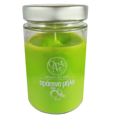 Candle Art Άρωματικό Κερί 72h 370ml #Πράσινο Μήλο