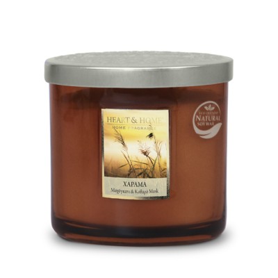 Heart and Home Άρωματικό Κερί με Διπλό Φυτίλι 40h 230gr #Χάραμα