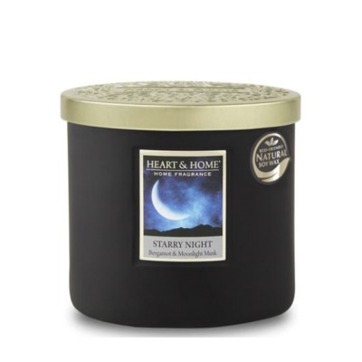 Heart and Home Άρωματικό Κερί με Διπλό Φυτίλι 40h 220gr #ΕΝΑΣΤΡΗ ΝΥΧΤΑ