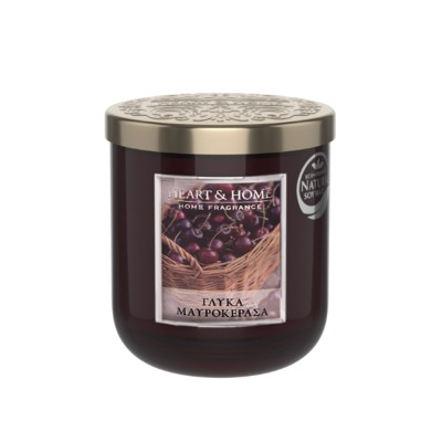 Heart and Home Άρωματικό Κερί 30h 115gr #Γλυκά Μαυροκέρασα