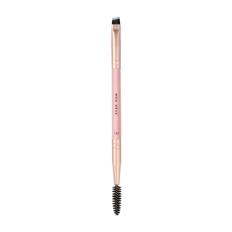 Mon Reve Eyebrow Brush - Διπλό Πινέλο Φρυδιών με Βουρτσάκι (Spoolie) #151