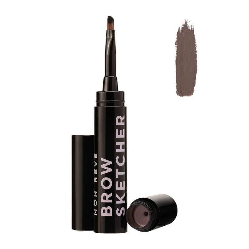 Mon Reve Brow Sketcher - Μακράς Διάρκειας Αδιάβροχο Τζελ Φρυδιών 1.6gr #02 Dark Blond