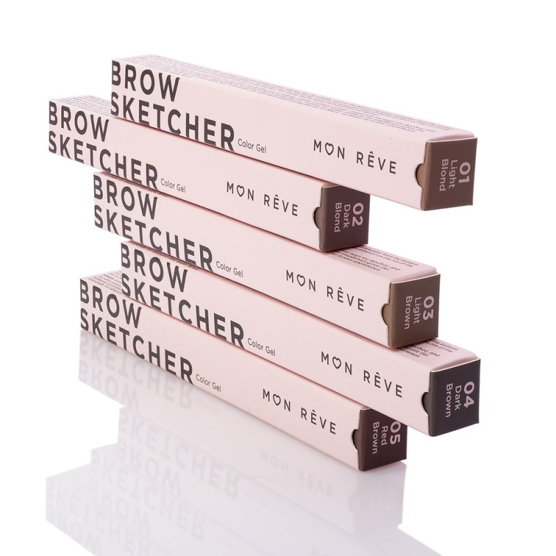 Mon Reve Brow Sketcher - Μακράς Διάρκειας Αδιάβροχο Τζελ Φρυδιών 1.6gr #04 Dark Brown