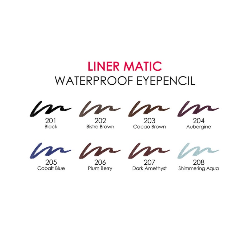 Golden Rose Liner Matic Waterproof Eye Pencil - Αδιάβροχο Μηχανικό Μολύβι Ματιών – #204 AUBERGINE