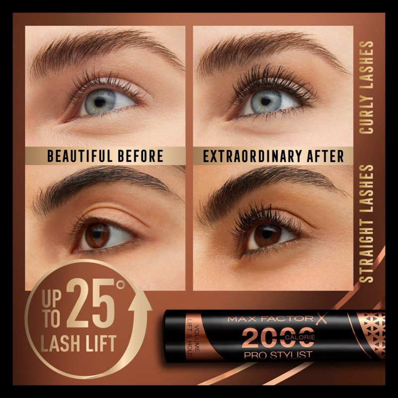 Max Factor Mascara 2000 Calorie Pro Stylist 9ml - Black