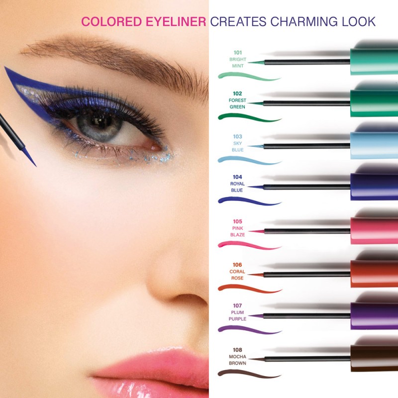 Golden Rose Flash Liner Colored Eyeliner 3,5ml #101 BRIGHT MINT