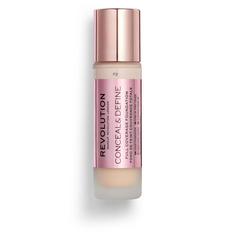 Makeup Revolution Conceal & Define Full Coverage Foundation 23ml #F2 