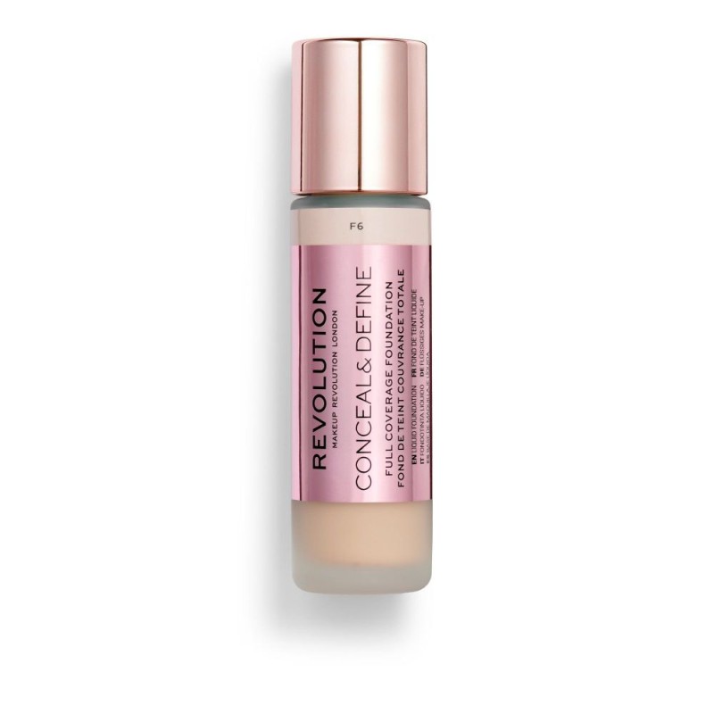 Makeup Revolution Conceal & Define Full Coverage Foundation 23ml #F6