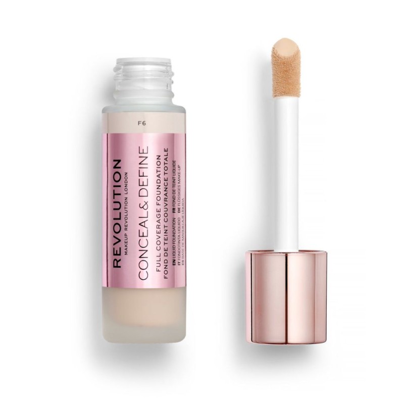 Makeup Revolution Conceal & Define Full Coverage Foundation 23ml #F6