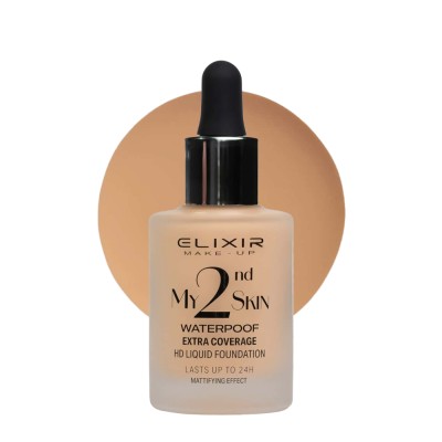 Elixir My 2nd Skin Waterproof Foundation 30ml - Αδιάβροχη Κάλυψη & Φυσικό Αποτέλεσμα (#02)