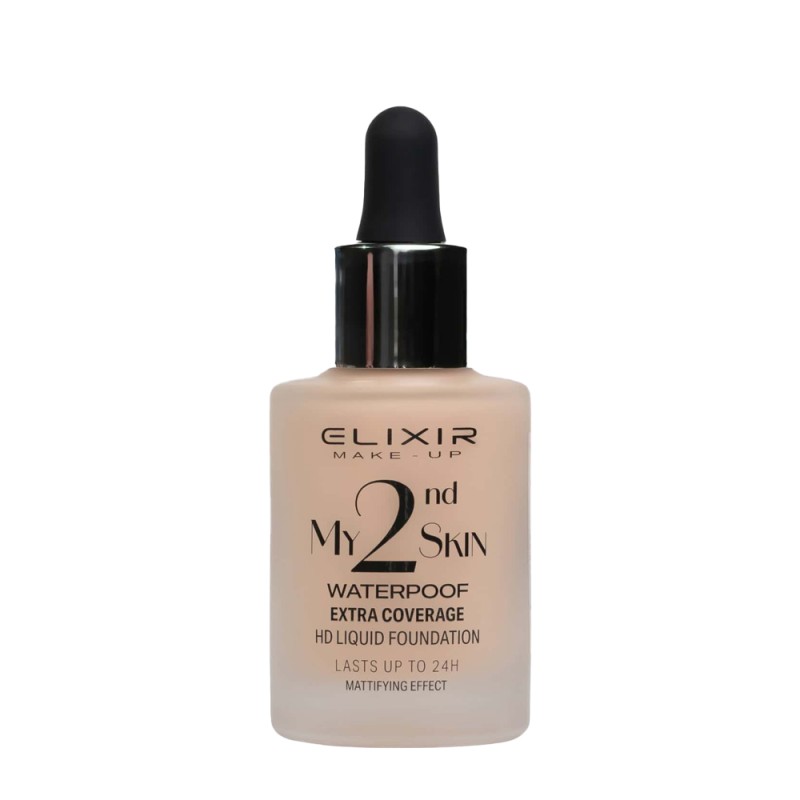 Elixir My 2nd Skin Waterproof Foundation 30ml - Αδιάβροχη Κάλυψη & Φυσικό Αποτέλεσμα (#03)