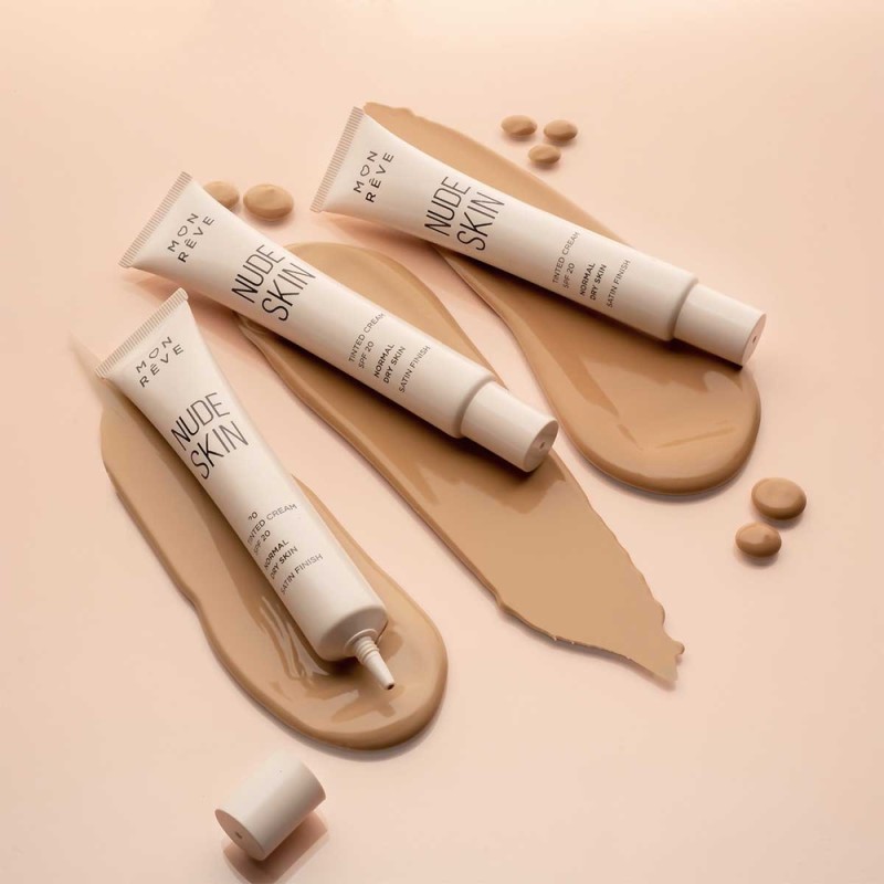 Mon Reve Nude Skin Normal to Dry Skin SPF 20 - Ενυδατική Κρέμα με Χρώμα για Φυσική Κάλυψη 30ml #101
