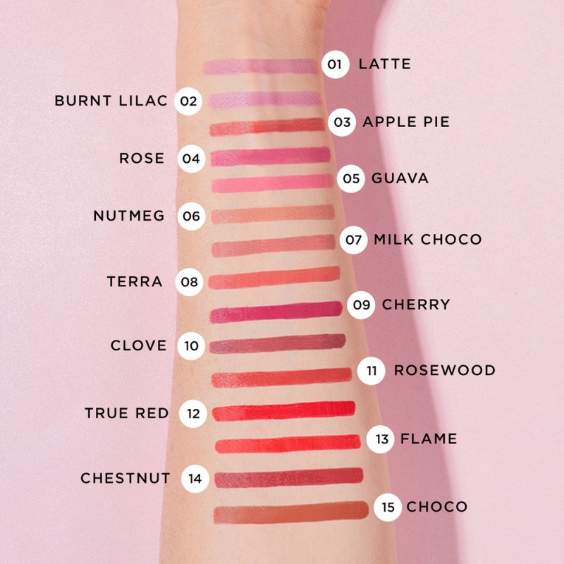Mon Reve Lip Crayon - Μακράς Διάρκειας Μηχανικό Ματ Κραγιόν 1.5gr #11 ROSEWOOD