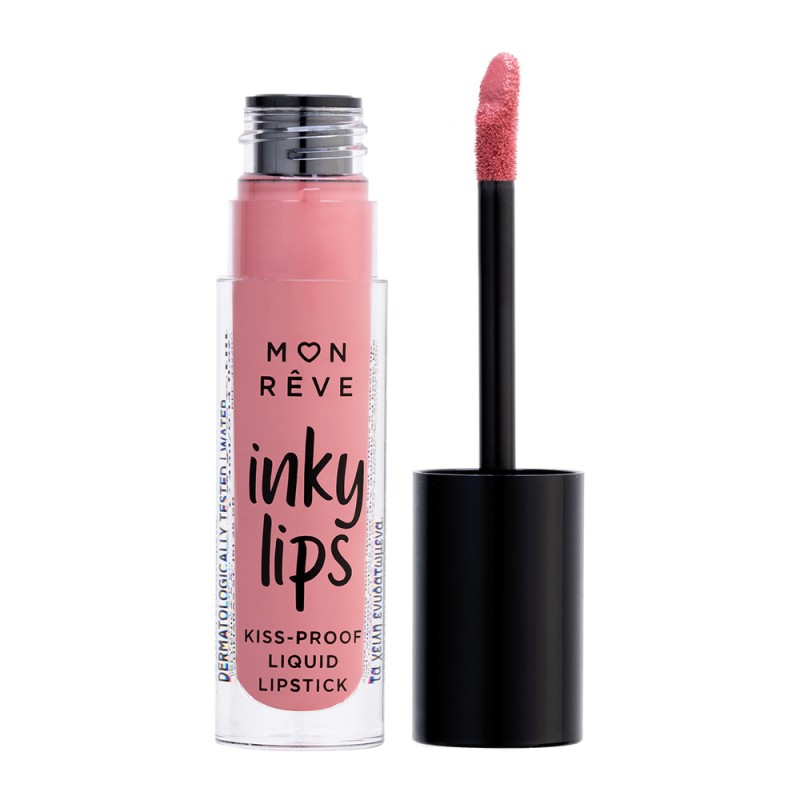 Mon Reve Inky Lips - Εξαιρετικά Σταθερό Υγρό Ματ Κραγιόν 4ml #26 VEIL