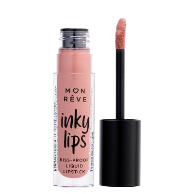 Mon Reve Inky Lips - Εξαιρετικά Σταθερό Υγρό Ματ Κραγιόν 4ml #12 BARE