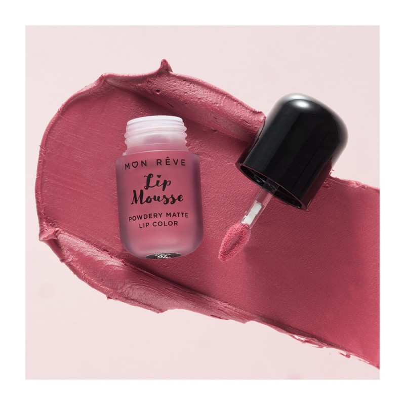 Mon Reve Lip Mousse - Ανάλαφρο Ματ Κραγιόν με Υφή Πούδρας 4gr #07 VIENNA