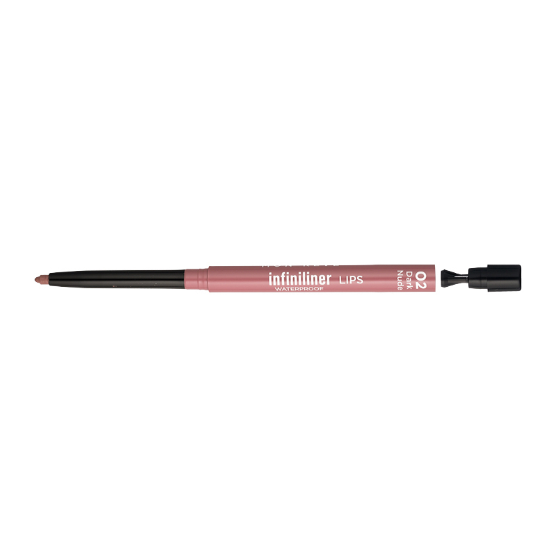 Mon Reve Infiniliner Gel Lip Pencil - Αδιάβροχο Μηχανικό Μολύβι Χειλιών 1.2gr – #02 Dark Nude