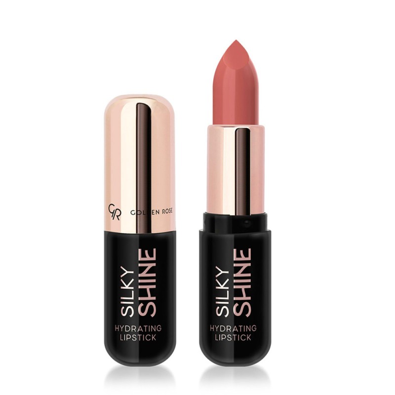 Golden Rose Silky Shine Hydrating Lipstick 4.2g - Ενυδατικό Κραγιόν για Μεταξένια Λάμψη #206