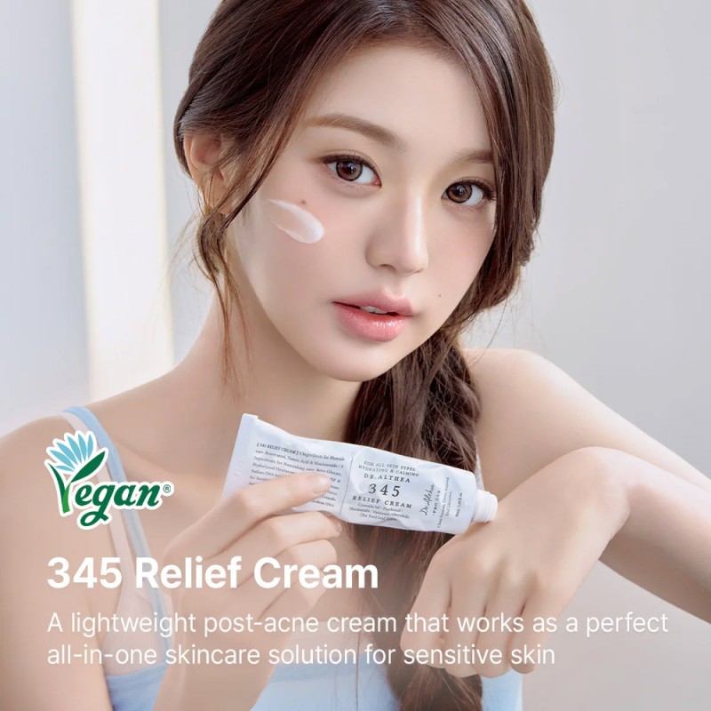 Dr.Althea 345 Relief Cream 50ml – Κρέμα Προσώπου για Σημάδια Ακμής, Καταπράυνση & Ενυδάτωση