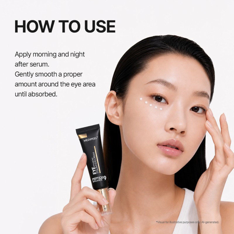 Medi-Peel Peptide 9 Hyaluronic Volumy Eye Cream 40ml – Κρέμα Ματιών με Πεπτίδια για Ενυδάτωση, Σύσφιξη & Λεπτές Γραμμές