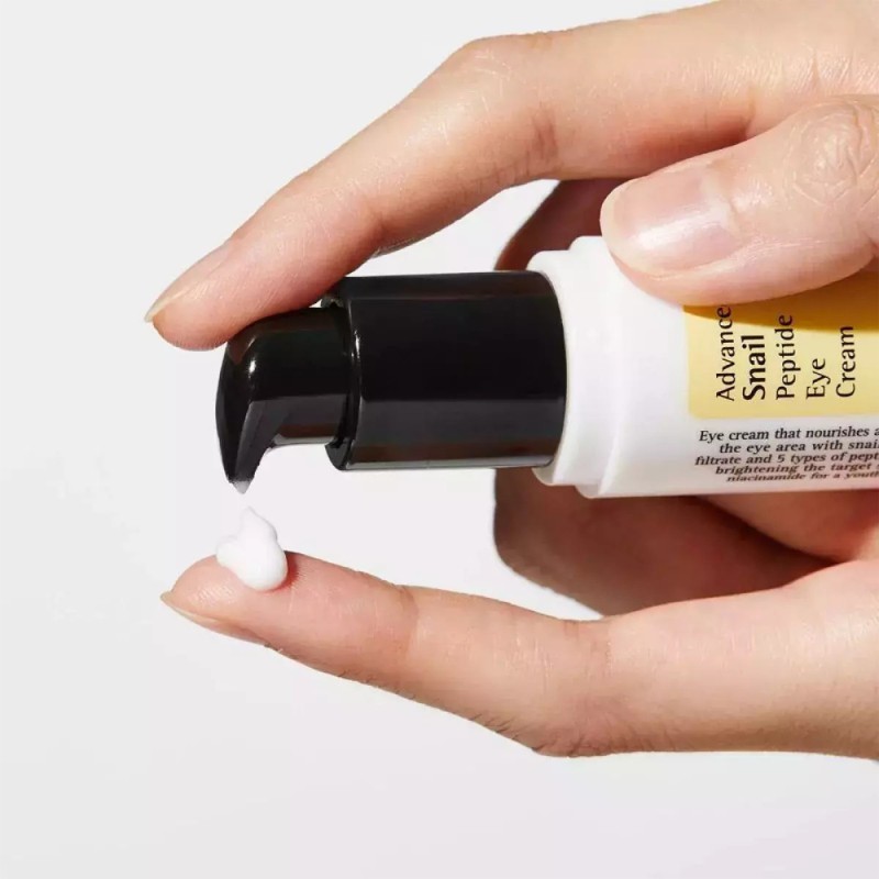 COSRX Advanced Snail Peptide Eye Cream 25ml – Κρέμα Ματιών με 73,6% Έκκριμα Σαλιγκαριού & Πεπτίδια για Μαύρους Κύκλους, Πρήξιμο & Λεπτές Γραμμές