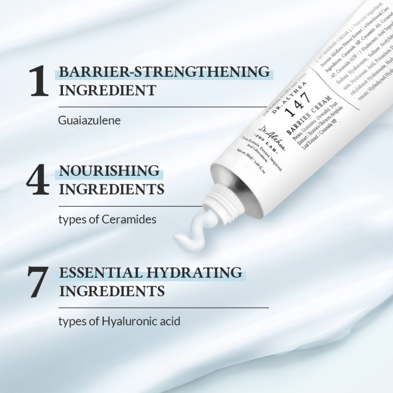 Dr.Althea 147 Barrier Cream 50ml – Κρέμα Προσώπου για Ενίσχυση Επιδερμιδικού Φραγμού, Ενυδάτωση & Θρέψη