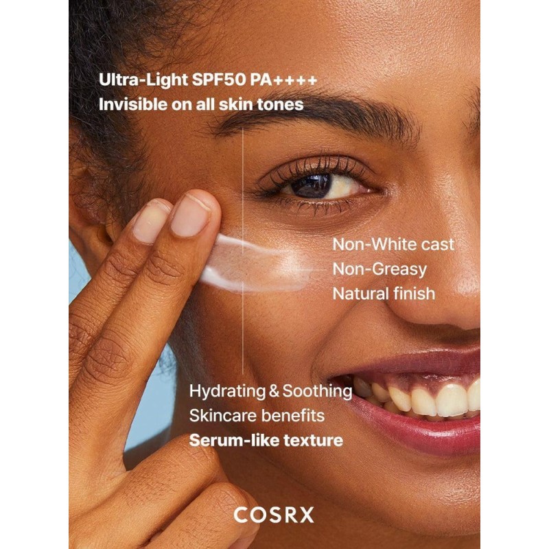 COSRX Ultra-Light Invisible Sunscreen SPF50 PA++++ 50ml – Αντηλιακό Προσώπου με Αλόη για Ενυδάτωση, Καταπράυνση & Αόρατο Τελείωμα - video