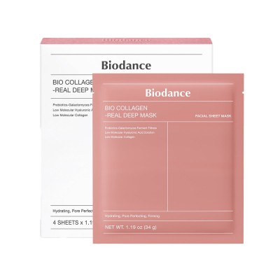 Biodance Bio-Collagen Real Deep Mask 34g – Μάσκα Υδρογέλης Προσώπου 1τμχ με Κολλαγόνο για Ενυδάτωση, Σύσφιξη & Λάμψη