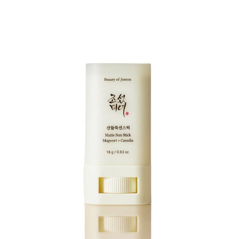 Beauty of Joseon Matte Sun Stick: Mugwort+Camelia SPF50+ PA++++ 18g – Αντηλιακό Στικ Προσώπου για Ματ Τελείωμα, Έλεγχο Λιπαρότητας & Προστασία UV