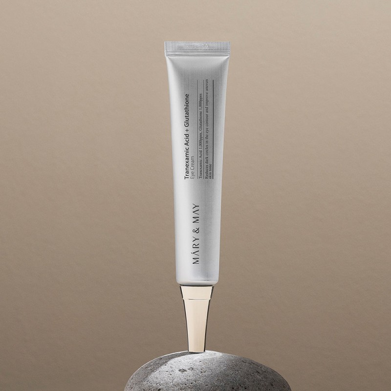 Mary&May Tranexamic Acid+Glutathione Eye Cream 30g – Κρέμα Ματιών με Tranexamic Acid & Γλουταθειόνη για Μαύρους Κύκλους, Δυσχρωμίες & Λάμψη