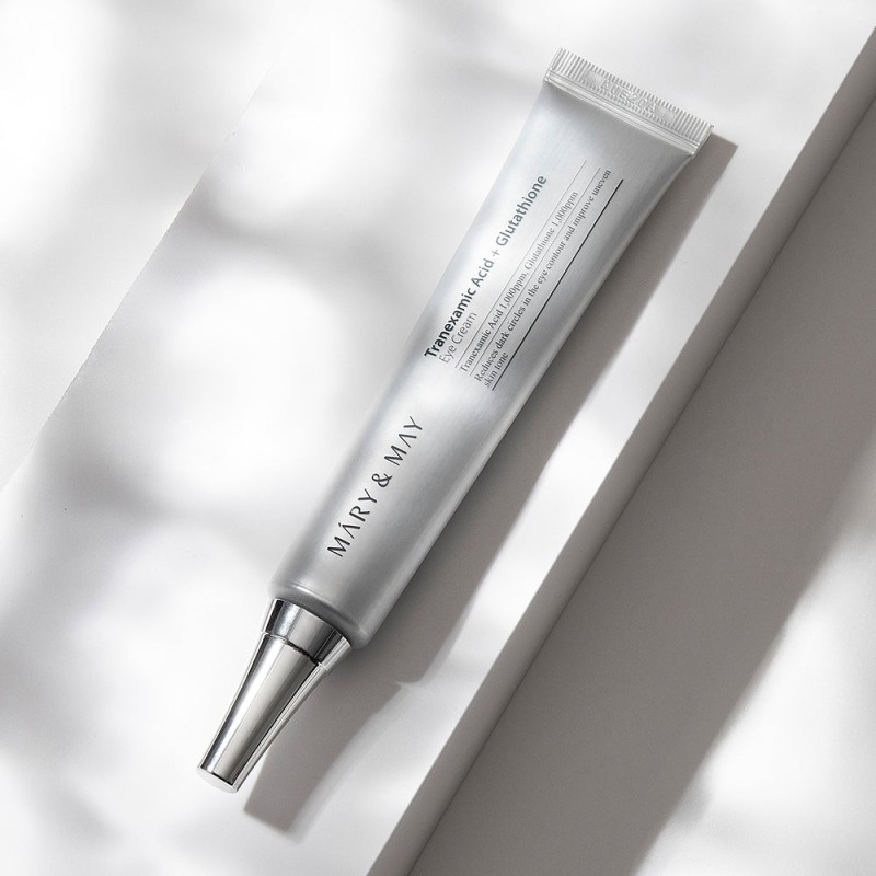Mary&May Tranexamic Acid+Glutathione Eye Cream 30g – Κρέμα Ματιών με Tranexamic Acid & Γλουταθειόνη για Μαύρους Κύκλους, Δυσχρωμίες & Λάμψη
