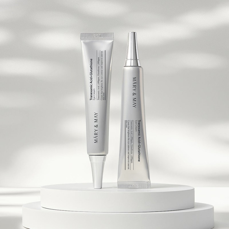 Mary&May Tranexamic Acid+Glutathione Eye Cream 30g – Κρέμα Ματιών με Tranexamic Acid & Γλουταθειόνη για Μαύρους Κύκλους, Δυσχρωμίες & Λάμψη