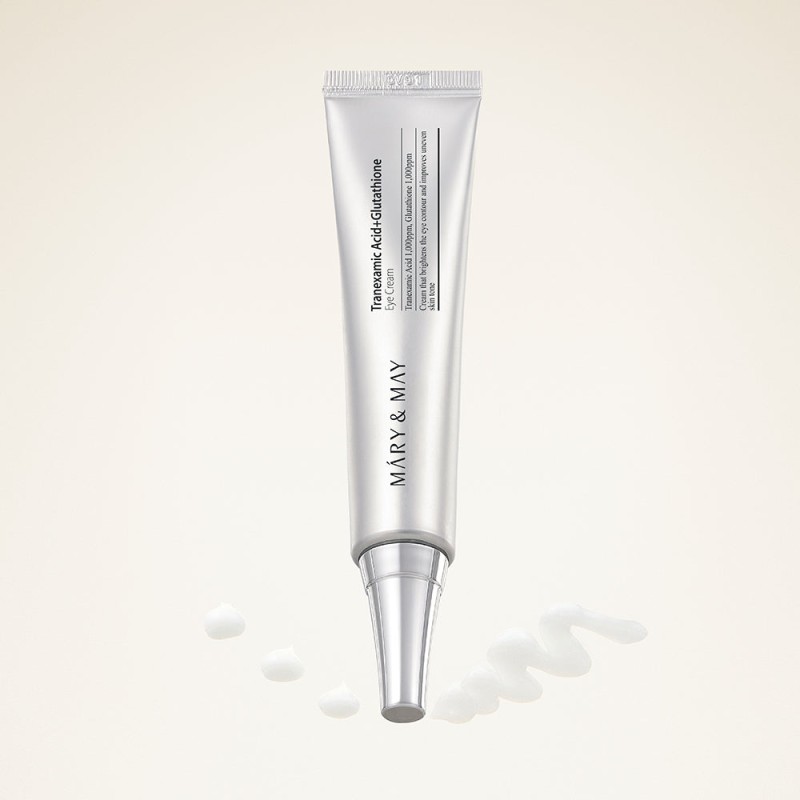 Mary&May Tranexamic Acid+Glutathione Eye Cream 30g – Κρέμα Ματιών με Tranexamic Acid & Γλουταθειόνη για Μαύρους Κύκλους, Δυσχρωμίες & Λάμψη