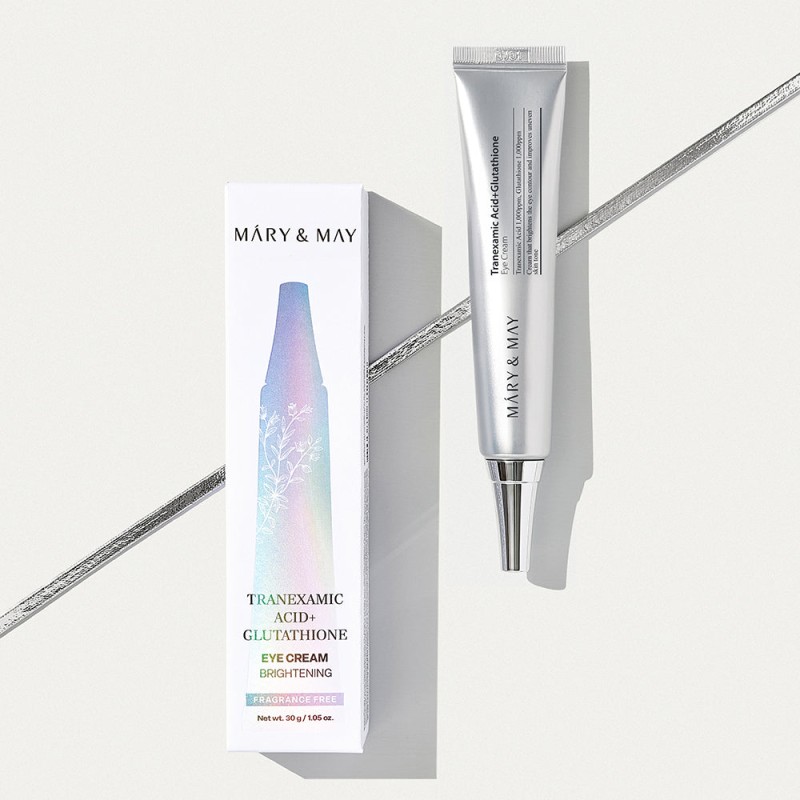 Mary&May Tranexamic Acid+Glutathione Eye Cream 30g – Κρέμα Ματιών με Tranexamic Acid & Γλουταθειόνη για Μαύρους Κύκλους, Δυσχρωμίες & Λάμψη