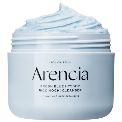Arencia Fresh Blue Hyssop Rice Mochi Cleanser 120g – Καθαριστικό Προσώπου με Ρύζι για Βαθύ Καθαρισμό, Πόρους & Λιπαρότητα