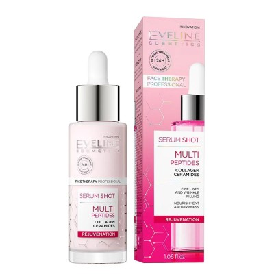 Eveline Cosmetics Face Therapy Professional Serum Shot Multipeptides Rejuvenating Treatment 30ml – Αντιγηραντικός Ορός Προσώπου για Σύσφιξη, Ελαστικότητα & Ρυτίδες