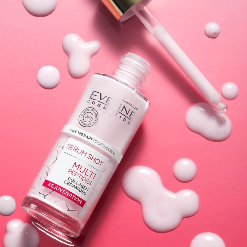 Eveline Cosmetics Face Therapy Professional Serum Shot Multipeptides Rejuvenating Treatment 30ml – Αντιγηραντικός Ορός Προσώπου για Σύσφιξη, Ελαστικότητα & Ρυτίδες