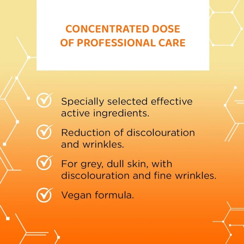 Eveline Cosmetics Serum Shot 15% Vitamin C+Cg Illuminating Treatment 30ml – Ορός Προσώπου για Λάμψη, Δυσχρωμίες & Ομοιόμορφο Τόνο
