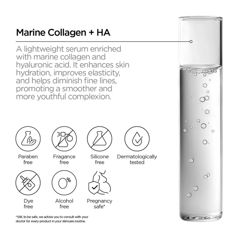 Revox B77 Just Marine Collagen + HA 30ml – Ορός Προσώπου με Θαλάσσιο Κολλαγόνο & Υαλουρονικό Οξύ για Ενυδάτωση, Θρέψη & Λεία Όψη