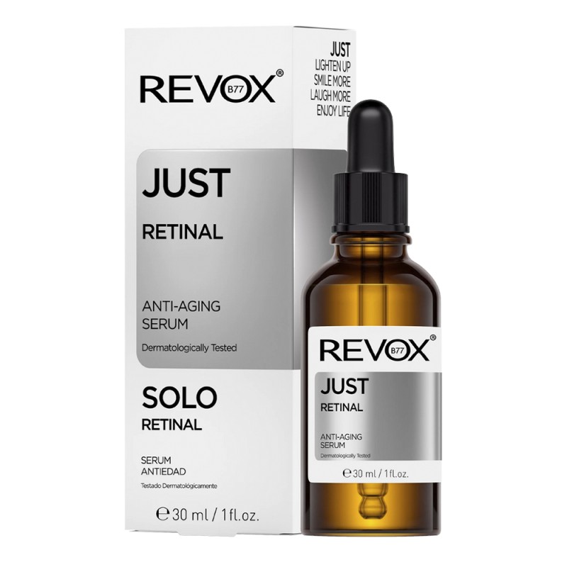 Revox B77 Just Retinal Serum 30ml – Ορός Προσώπου με 0,06% Retinal για Ρυτίδες, Βελτίωση Υφής & Ομοιόμορφο Τόνο